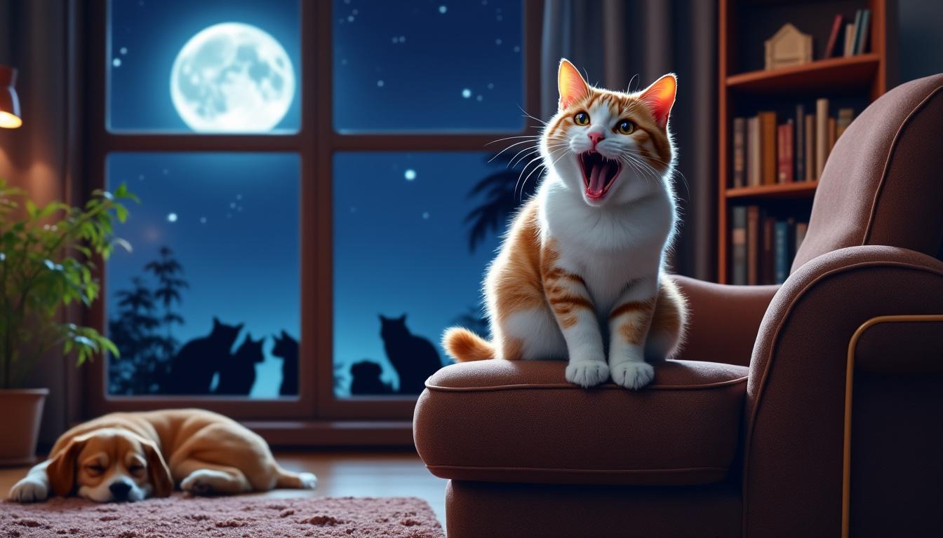 découvrez les principales raisons pour lesquelles votre chat miaule la nuit et apprenez à comprendre et gérer ses vocalisations nocturnes pour des nuits plus sereines.