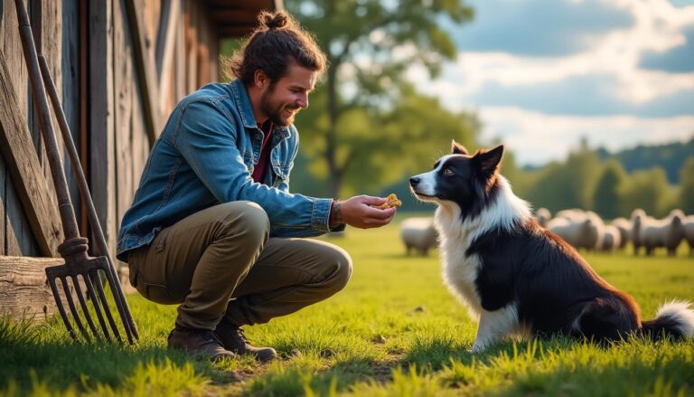 découvrez des méthodes avancées d'éducation positive adaptées aux chiens de ferme pour améliorer leur comportement et renforcer leur lien avec vous dans un environnement rural.