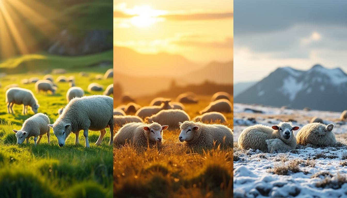 découvrez comment les biorythmes naturels des moutons varient en fonction de la latitude et leur impact sur leur comportement et bien-être.