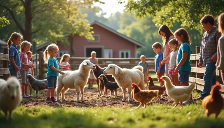 découvrez comment la présence et les interactions du public influencent le comportement des animaux dans les fermes pédagogiques, et l'impact sur leur bien-être.