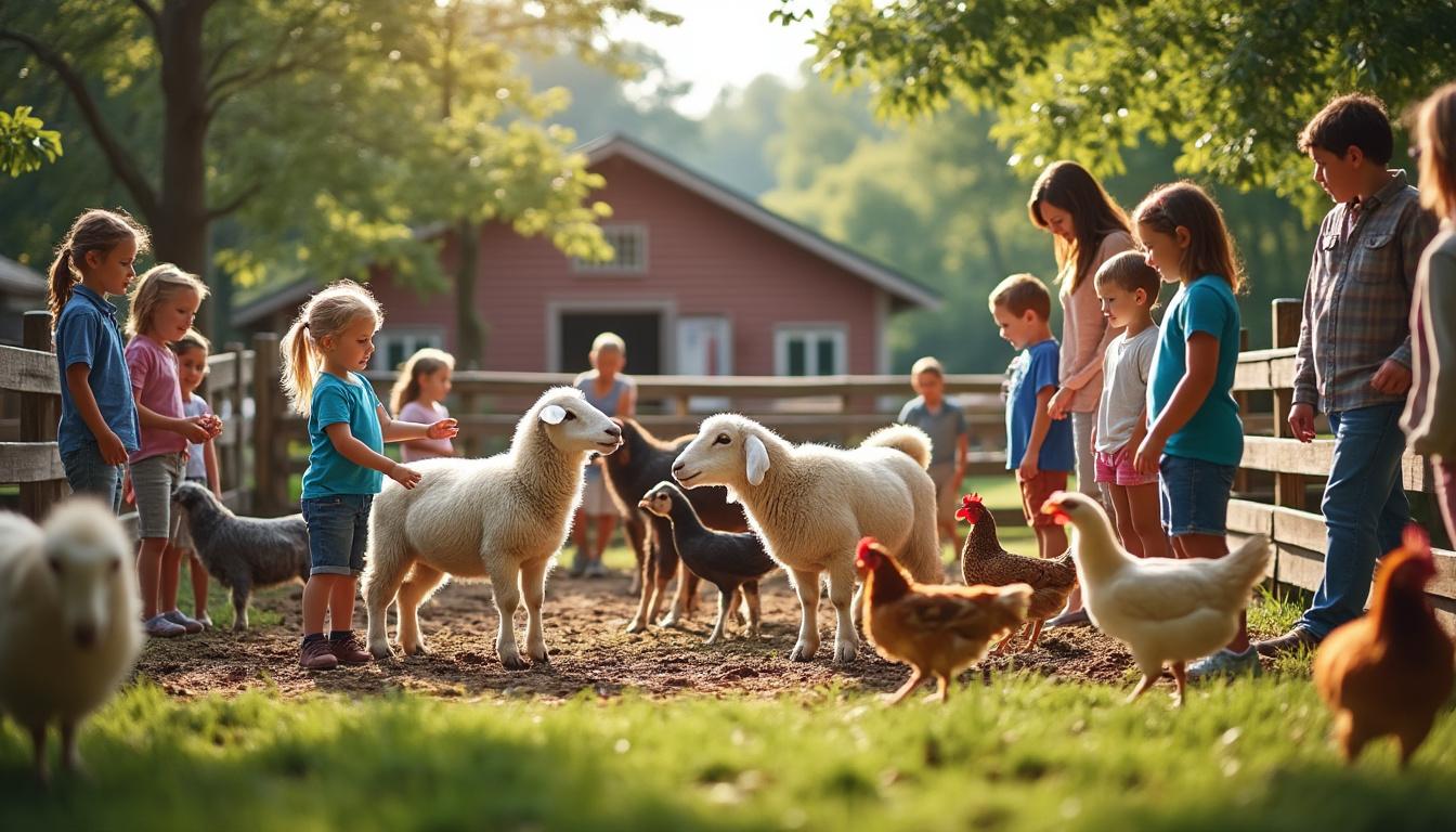 découvrez comment la présence et les interactions du public influencent le comportement des animaux dans les fermes pédagogiques, et l'impact sur leur bien-être.