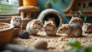 explorez la dynamique de groupe chez les petits rongeurs en élevage, comprenant leurs interactions sociales, comportements collectifs et impacts sur le bien-être animal.