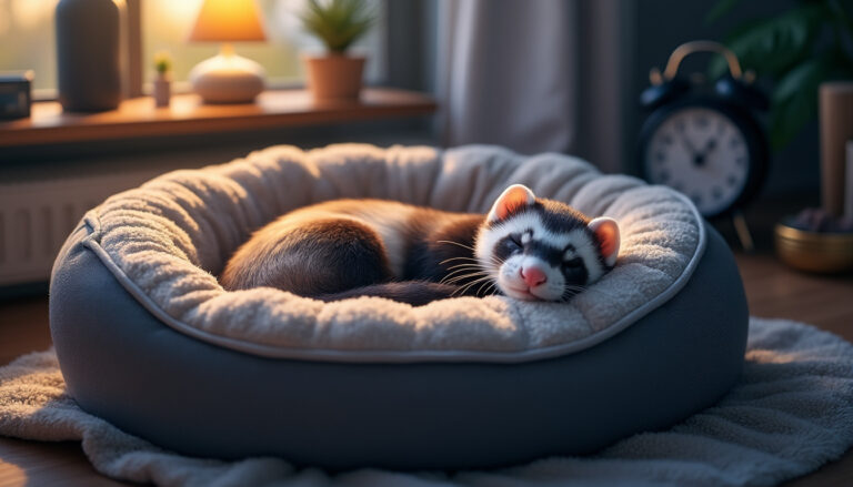 découvrez les mécanismes et conseils pour comprendre et optimiser la régulation du sommeil chez les furets de compagnie.