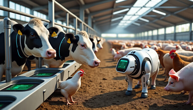 découvrez comment les animaux de ferme s'adaptent aux nouvelles technologies agricoles pour améliorer leur bien-être et la productivité.